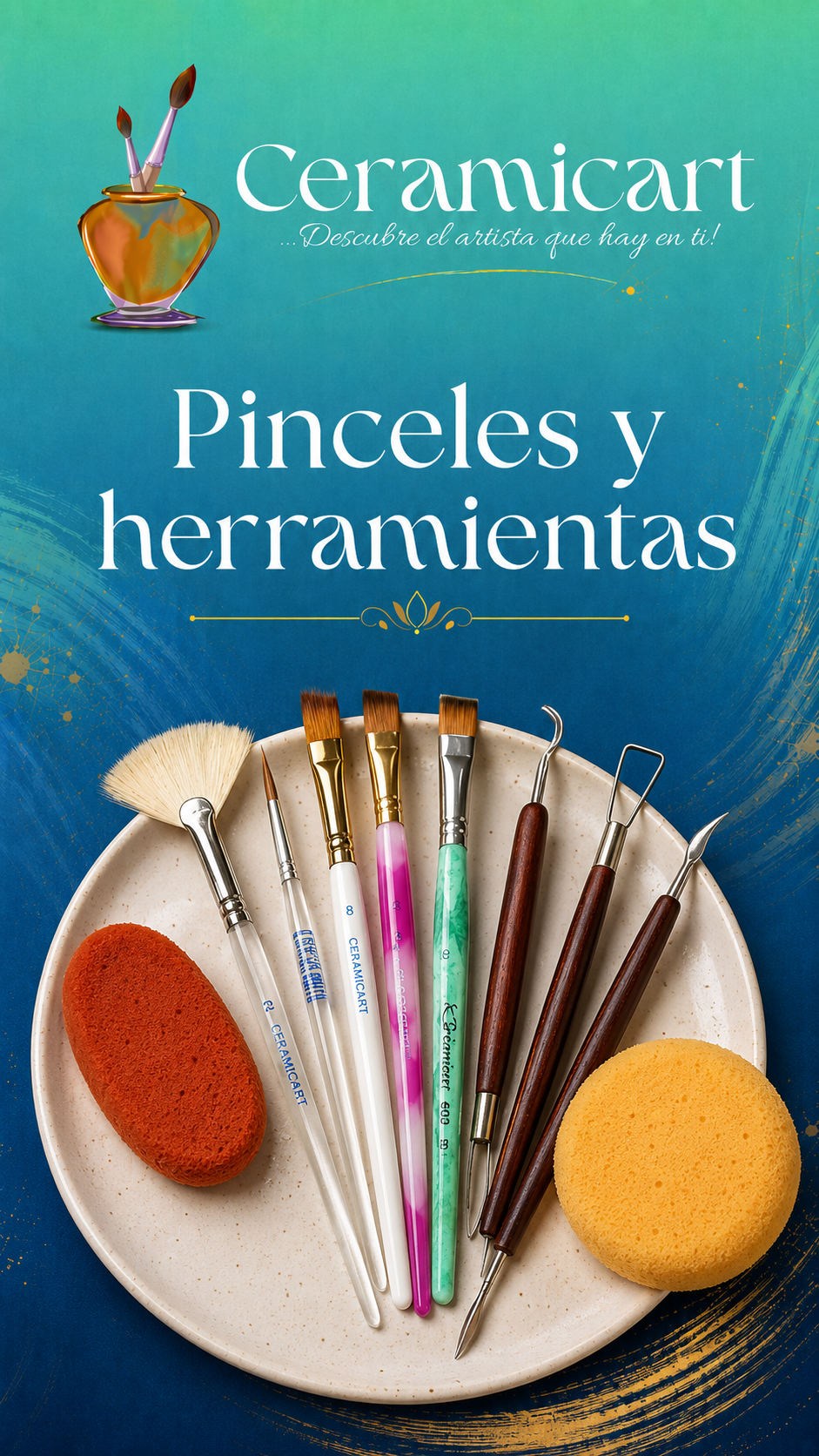 PINCELES Y HERRAMIENTAS
